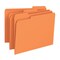 Smead Folder, File, Ltr, 1/3, Orange Pk SMD12543 - alternate 1